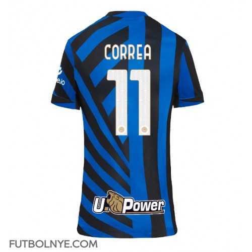 Camiseta Inter Milan Joaquin Correa #11 Primera Equipación para mujer 2024-25 manga corta